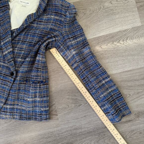 Isabel Marant Etoile Blazer Jacket Plaid Academia Size 42 / XL - Picture 10 of 11